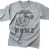 Rothco Shirts Grey - Vintage USMC Globe & Anchor T-Shirt