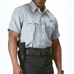 Rothco Grey - Official Law Enforcement Uniform Shirt Short Sleeve