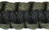 Rothco Paracord / Rope / Rappelling Gear Black Olive Drab - Cobra Weave Paracord Bracelet