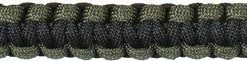 Rothco Paracord / Rope / Rappelling Gear Black Olive Drab - Cobra Weave Paracord Bracelet