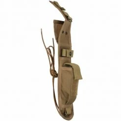 Army Navy Store Pocket Tools / Knife Accessories Coyote Brown - Military GI Style Enhanced 7 In. Knife Sheath