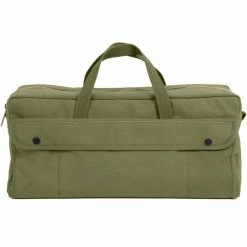 Army Navy Store Bags Olive Drab - Military Brass Zipper Mechanics Jumbo Tool Bag