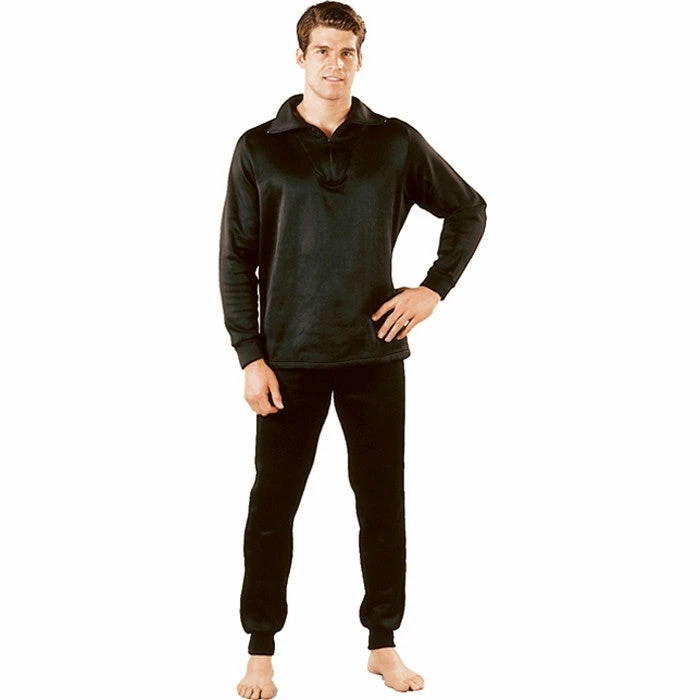 Rothco Black - ECWCS GI Underwear Zip-Collar Shirt 3 Rothco Black - ECWCS GI Underwear Zip-Collar Shirt