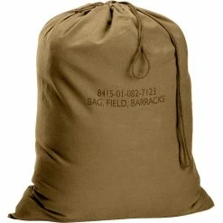Rothco Coyote Brown - Military GI Style Jumbo Barracks Laundry Bag - Canvas
