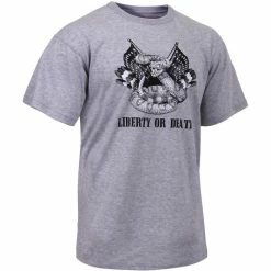 Rothco Grey - 'Liberty Or Death' T-Shirt