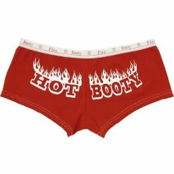 Rothco Red - Womens HOT BOOTY Booty Shorts With Fire Department Emblem