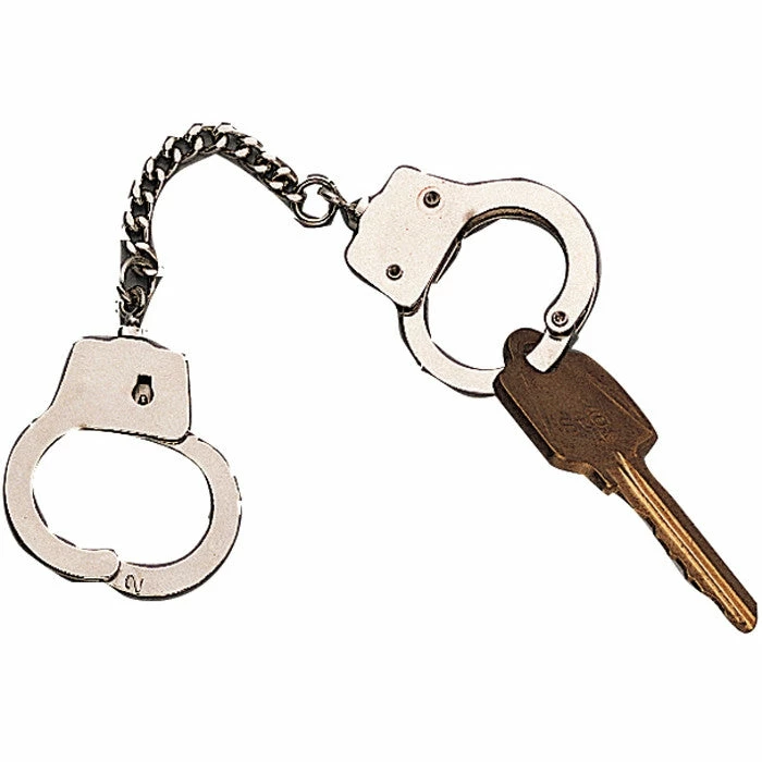 Rothco Key Chains Chrome - Mini Handcuff Key Ring 3 Rothco Key Chains Chrome - Mini Handcuff Key Ring