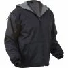 Rothco Black - Reversible Fleece-Lined Hooded Jacket - Nylon Jackets / Coats