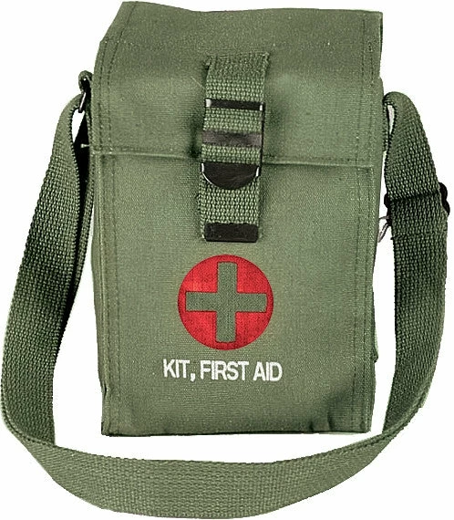 Rothco Olive Drab - Platoon Leaders First Aid Kit With Contents Camping / Survival Gear 3 Rothco Olive Drab - Platoon Leaders First Aid Kit With Contents Camping / Survival Gear
