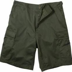 Rothco Olive Drab - Military Cargo BDU Shorts - Cotton Ripstop