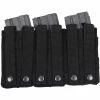 Army Navy Store Law Enforcement Gear Black - MOLLE Compatible Triple MAG Pouch