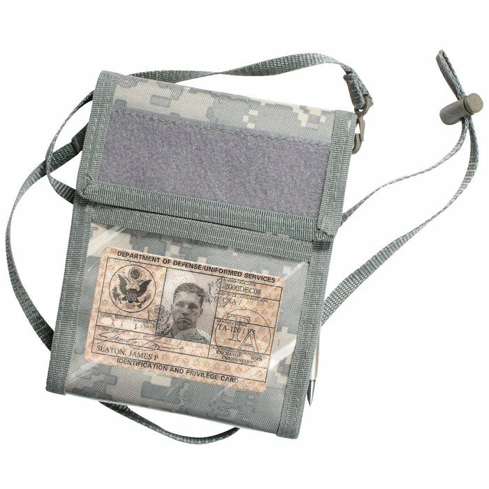 Rothco ACU Digital Camouflage - Military Deluxe ID Holder Wallet Necklace 4 Rothco ACU Digital Camouflage - Military Deluxe ID Holder Wallet Necklace