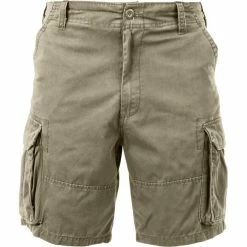 Rothco Khaki - Military Vintage Paratrooper Cargo Shorts 9 Rothco Khaki - Military Vintage Paratrooper Cargo Shorts