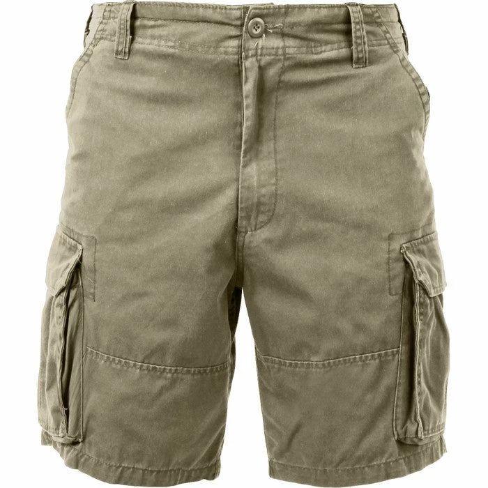 Rothco Khaki - Military Vintage Paratrooper Cargo Shorts 6 Rothco Khaki - Military Vintage Paratrooper Cargo Shorts