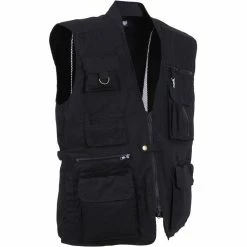 Rothco Concealed Safari Outback Carry Vest Black