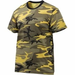 Rothco Stinger Yellow Camouflage - Military T-Shirt Shirts
