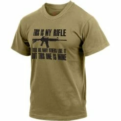 Rothco Shirts Coyote Brown - 'This Is My Rifle' T-Shirt 8 Rothco Shirts Coyote Brown - 'This Is My Rifle' T-Shirt
