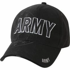 Rothco Black - ARMY Shadow Low Profile Deluxe Adjustable Cap
