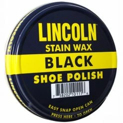 Army Navy Store Lincoln Black - USMC Official Stain Wax Shoe Polish - USA Made