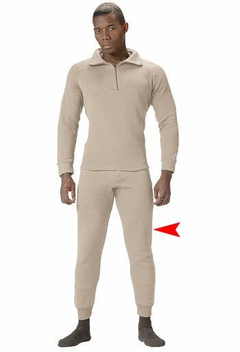 Rothco Sand - Cold Weather GI Underwear Pants 3 Rothco Sand - Cold Weather GI Underwear Pants