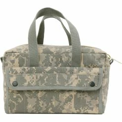 Army Navy Store ACU Digital Camouflage - Military GI Style Mechanics Tool Bag With Brass Zipper - Cotton Canvas