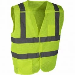 Army Navy Store Vests Safety Green - Reflective 5 Point Breakaway Vest 8 Army Navy Store Vests Safety Green - Reflective 5 Point Breakaway Vest