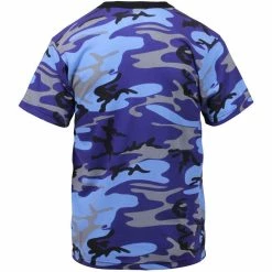 Rothco Electric Blue Camouflage - Military T-Shirt