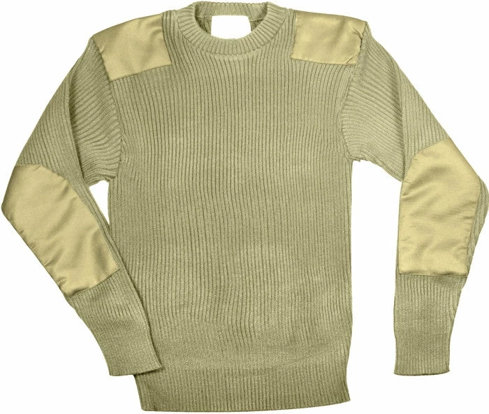 Rothco Khaki - GI Style Commando Sweater 3 Rothco Khaki - GI Style Commando Sweater