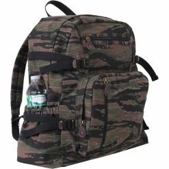Army Navy Store Tiger Stripe Camouflage - Vintage Military Style Jumbo Backpack Bags 8 Army Navy Store Tiger Stripe Camouflage - Vintage Military Style Jumbo Backpack Bags