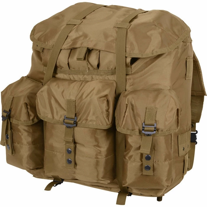 Rothco Coyote Brown - GI Type ALICE Pack With Frame 22 In. X 20 In. X 19 In. Bags 3 Rothco Coyote Brown - GI Type ALICE Pack With Frame 22 In. X 20 In. X 19 In. Bags