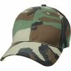Rothco Woodland Camouflage - Military Low Profile Adjustabe Baseball Cap
