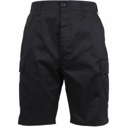 Rothco Black - Military Cargo BDU Shorts - Polyester Cotton Twill 7 Rothco Black - Military Cargo BDU Shorts - Polyester Cotton Twill