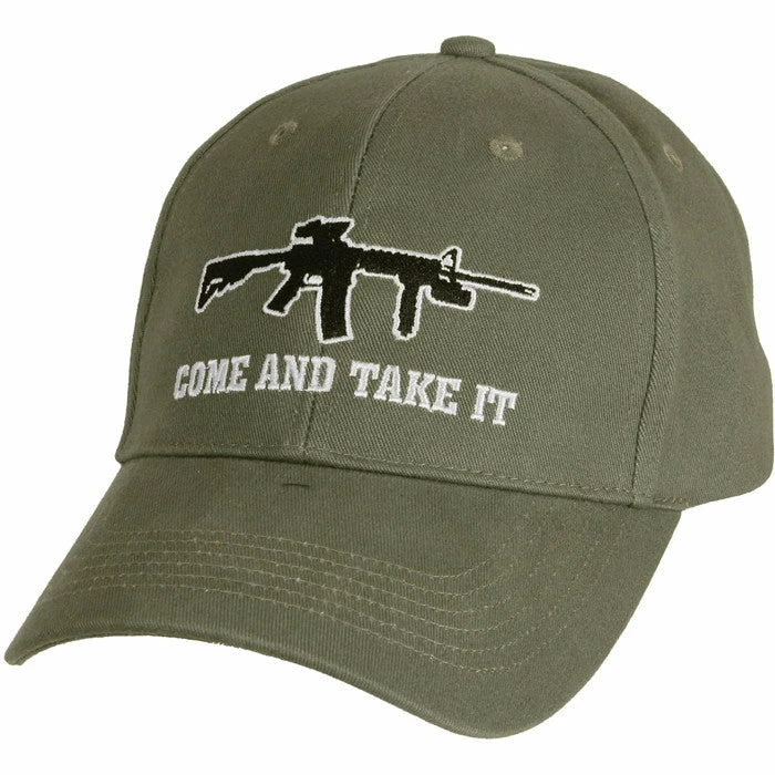 Rothco Olive Drab - Come And Take It Deluxe Low Profile Cap 3 Rothco Olive Drab - Come And Take It Deluxe Low Profile Cap