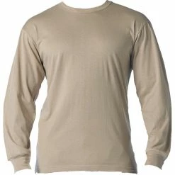 Rothco Desert Sand - Long Sleeve Military T-Shirt Shirts
