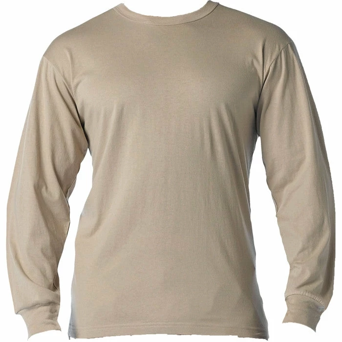 Rothco Desert Sand - Long Sleeve Military T-Shirt Shirts 3 Rothco Desert Sand - Long Sleeve Military T-Shirt Shirts