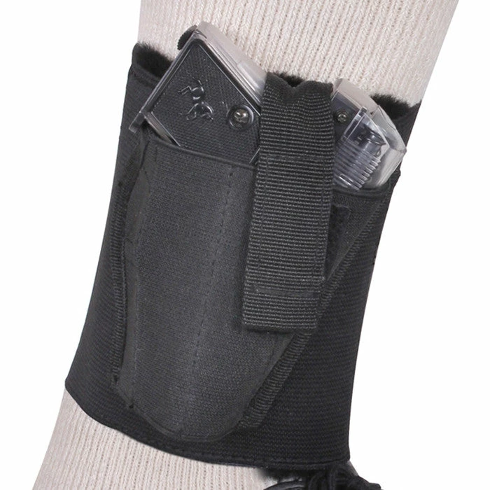 Rothco Black - Concealed Elastic Ankle Holster 3 Rothco Black - Concealed Elastic Ankle Holster