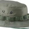 Rothco Olive Drab - Military Boonie Hat - Cotton Ripstop Headwear 2 Rothco Olive Drab - Military Boonie Hat - Cotton Ripstop Headwear