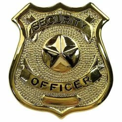 Rothco Gold - SECURITY OFFICER Pin-On Badge Law Enforcement Gear