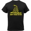 Rothco Shirts Black - Military Vintage DON'T TREAD ON ME T-shirt 1 Rothco Shirts Black - Military Vintage DON'T TREAD ON ME T-shirt