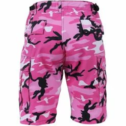 Rothco Pink Camouflage - Military Cargo BDU Shorts - Polyester Cotton Twill