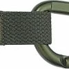 Rothco Olive Drab - Professional Jumbo Carabiner With Web Strap Key Ring - 80mm Key Chains