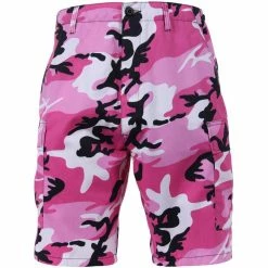 Rothco Pink Camouflage - Military Cargo BDU Shorts - Polyester Cotton Twill 9 Rothco Pink Camouflage - Military Cargo BDU Shorts - Polyester Cotton Twill