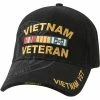 Rothco Headwear Black - VIETNAM VETERAN Low Profile Shadow Deluxe Adjustable Cap