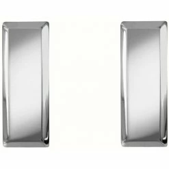 Rothco Insignias / Medals / Ribbons Polished Silver - Miltary 1st Lieutenant Pin-On Insignia Pair 1LT