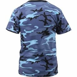 Rothco Shirts Sky Blue Camouflage - Military T-Shirt