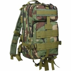 Army Navy Store Woodland Camouflage - Military MOLLE Compatible Medium Transport Pack