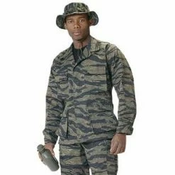 Rothco Tiger Stripe Camouflage - Military BDU Shirt - Polyester Cotton Twill Shirts