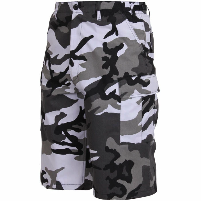 Rothco City Camouflage - Military Long Cargo BDU Shorts - Polyester Cotton Twill 4 Rothco City Camouflage - Military Long Cargo BDU Shorts - Polyester Cotton Twill