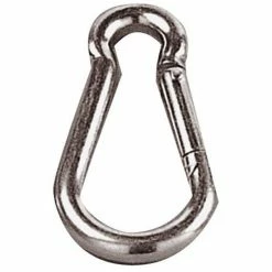 Rothco Silver - Military GI Style Carabiner 60mm - Zinc