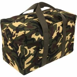 Rothco Woodland Camouflage - Military Parachute Cargo Bag Traveling Carry Duffle Bags